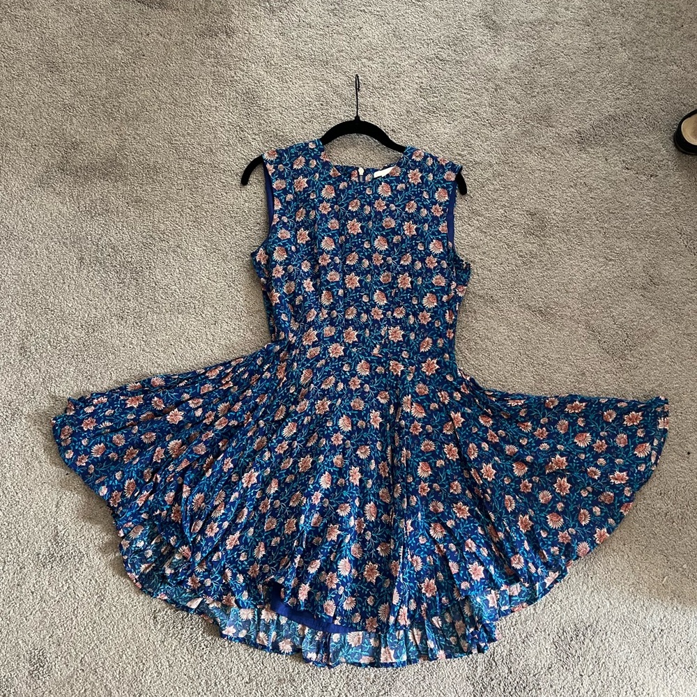 H&M Purple and Blue Sleeveless Sundress